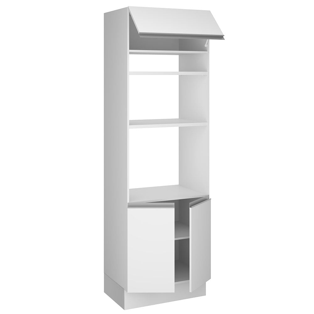 Torre Quente Madesa Glamy 70 x 60 cm 3 Portas Branco