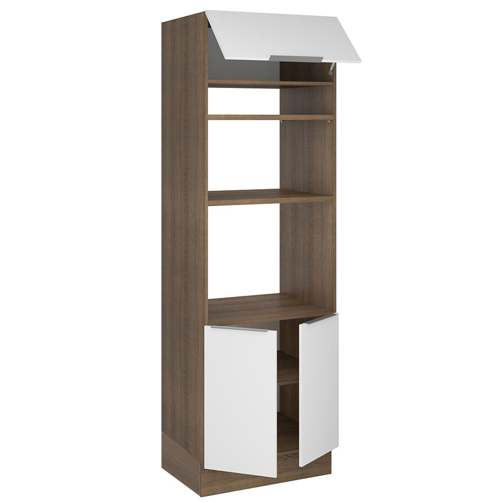 Torre Quente Madesa Stella 70 x 60 cm 3 Portas Rustic/Branco