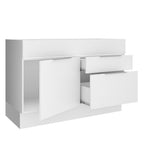 Balcão Gabinete de Pia Madesa Stella 1 Porta e 2 Gavetas (Sem Tampo e Pia) Branco