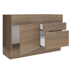 Balcão Gabinete de Pia Madesa Stella 1 Porta e 2 Gavetas (Sem Tampo e Pia) Rustic