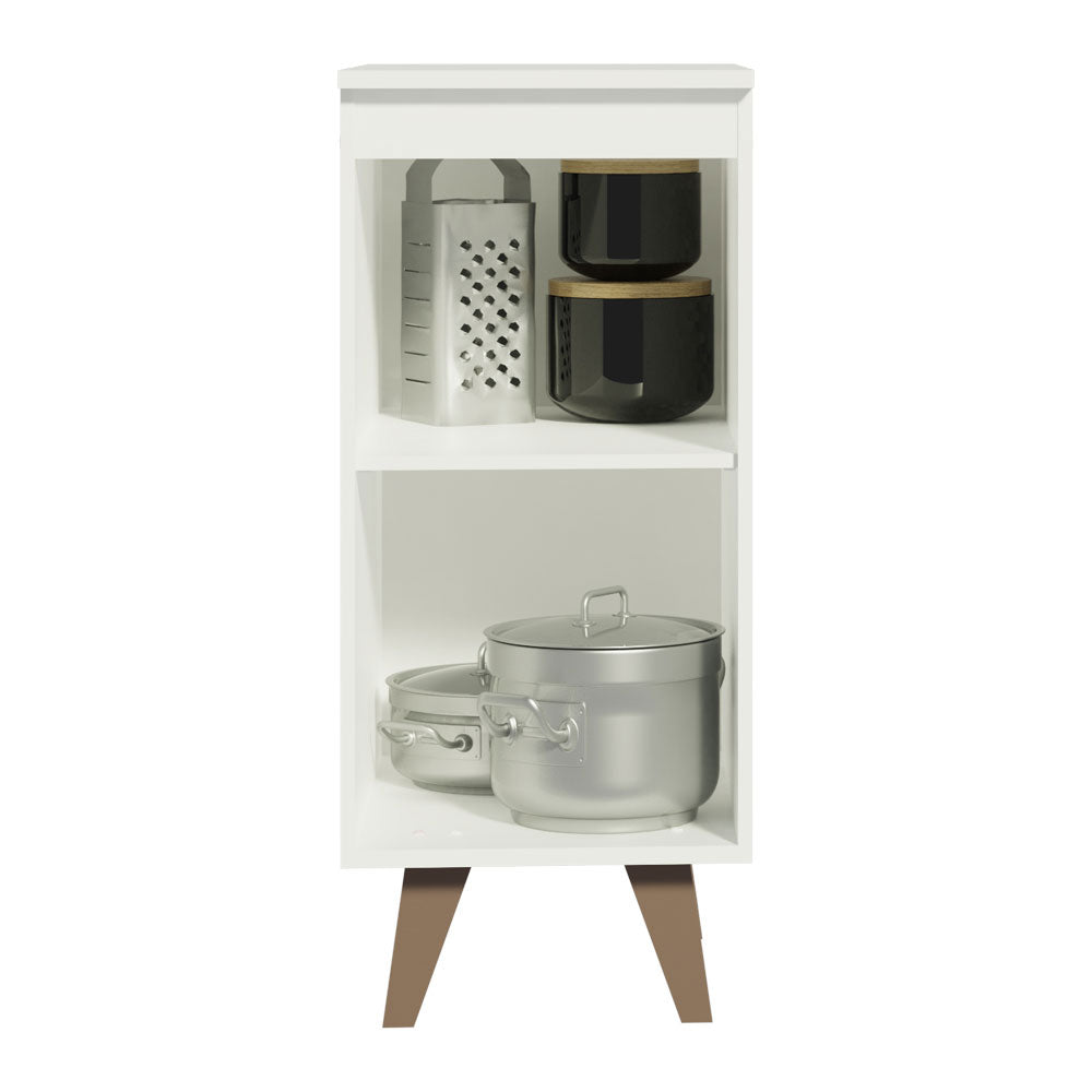 Balcão Madesa Reims 35 cm 1 Porta Branco