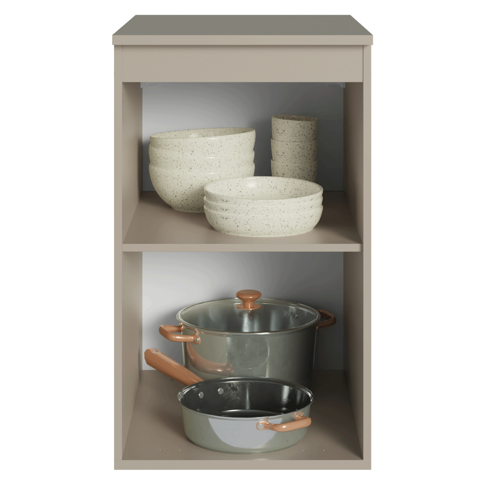 Balcão de Cozinha 40 cm 1 Porta Suspenso Crema Nice Madesa