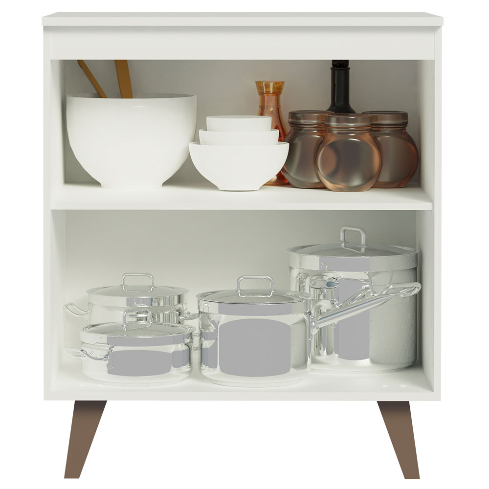 Balcão Madesa Reims 70 cm 2 Portas - Branco