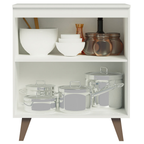 Balcão Madesa Reims 70 cm 2 Portas - Branco