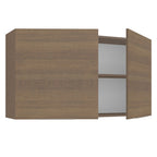 Armário Aéreo Madesa Stella 120 cm 2 Portas Rustic