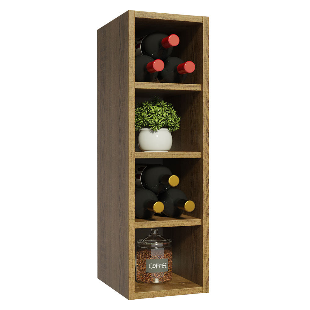 Adega 20 cm com 4 Nichos para Cozinhas Rustic Madesa
