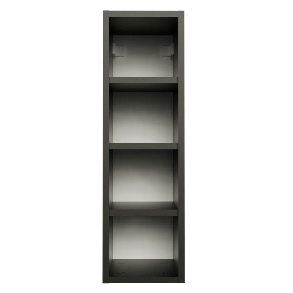 Adega 20 cm 4 Nichos Preto Madesa