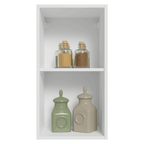 Armário Aéreo 35 cm 1 Porta Branco/Crema Vik Madesa