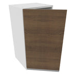 Armário Aéreo Madesa Glamy 35 cm 1 Porta Branco/Rustic