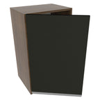 Armário Aéreo Madesa Glamy 40 cm 1 Porta Rustic/Preto