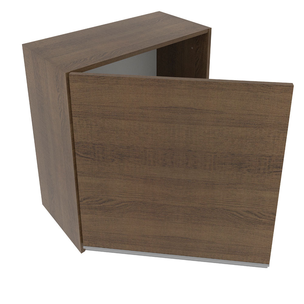 Armário Aéreo Madesa Glamy 60 cm 1 Porta Rustic
