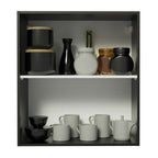 Armário Aéreo Madesa Reims 60 cm 1 Porta Preto