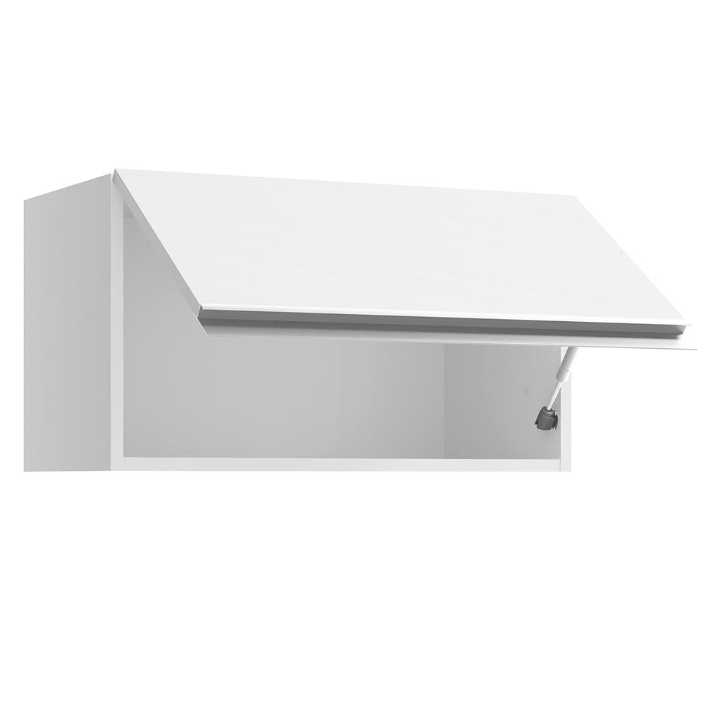 Armário Aéreo Madesa Glamy 60 cm 1 Porta Basculante Branco