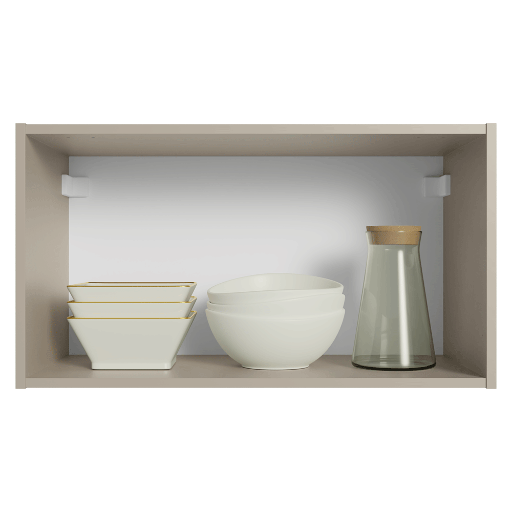 Armário Aéreo 60 cm 1 Porta Basculante Crema Nice Madesa