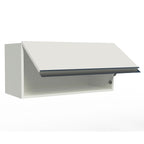 Armário Aéreo de Cozinha Madesa Glamy 70 cm 1 Porta Basculante Branco