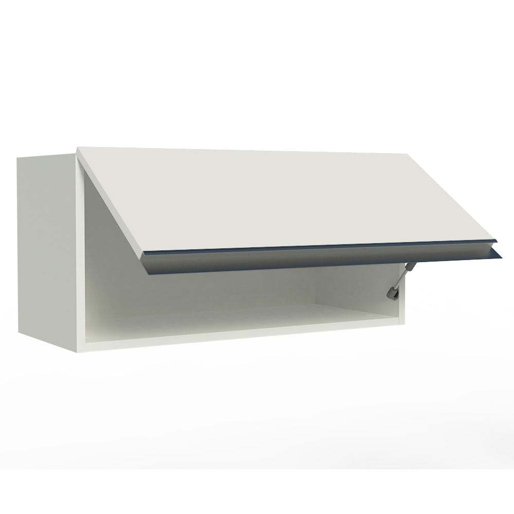 Armário Aéreo de Cozinha Madesa Glamy 70 cm 1 Porta Basculante Branco