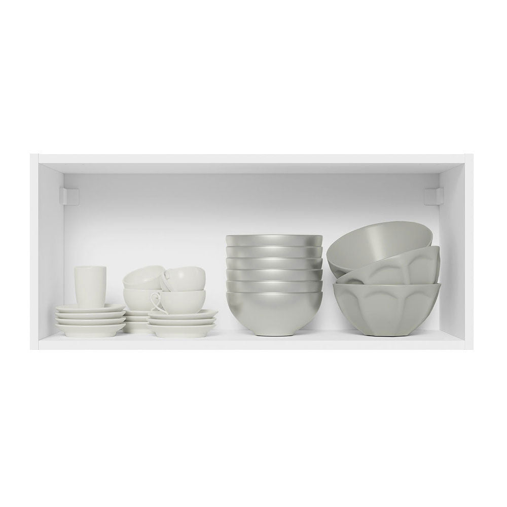 Armário Aéreo 100% MDF 70 cm 1 Porta Basculante Branco/Rustic Acordes Madesa