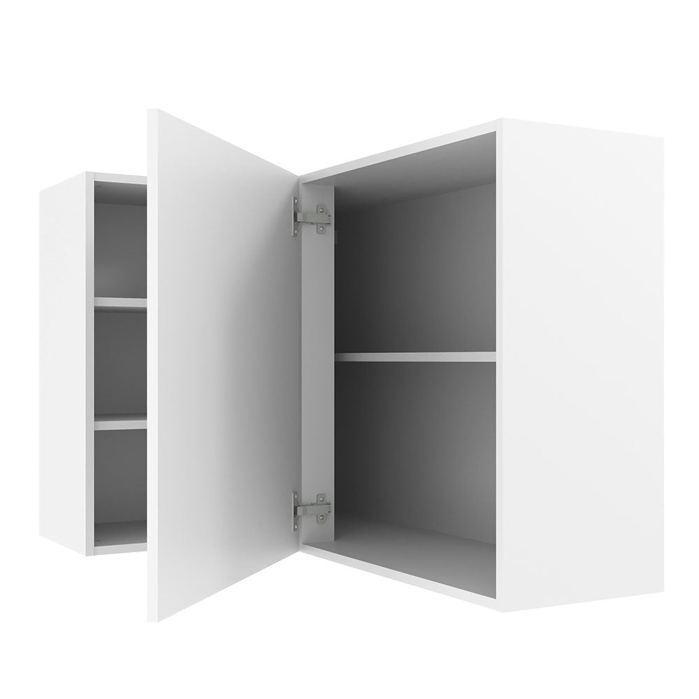 Armário Aéreo de Canto Madesa Agata 1 Porta para linha de 60 cm de profundidade Branco