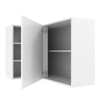 Armário Aéreo de Canto Madesa Agata 1 Porta para linha de 60 cm de profundidade Branco