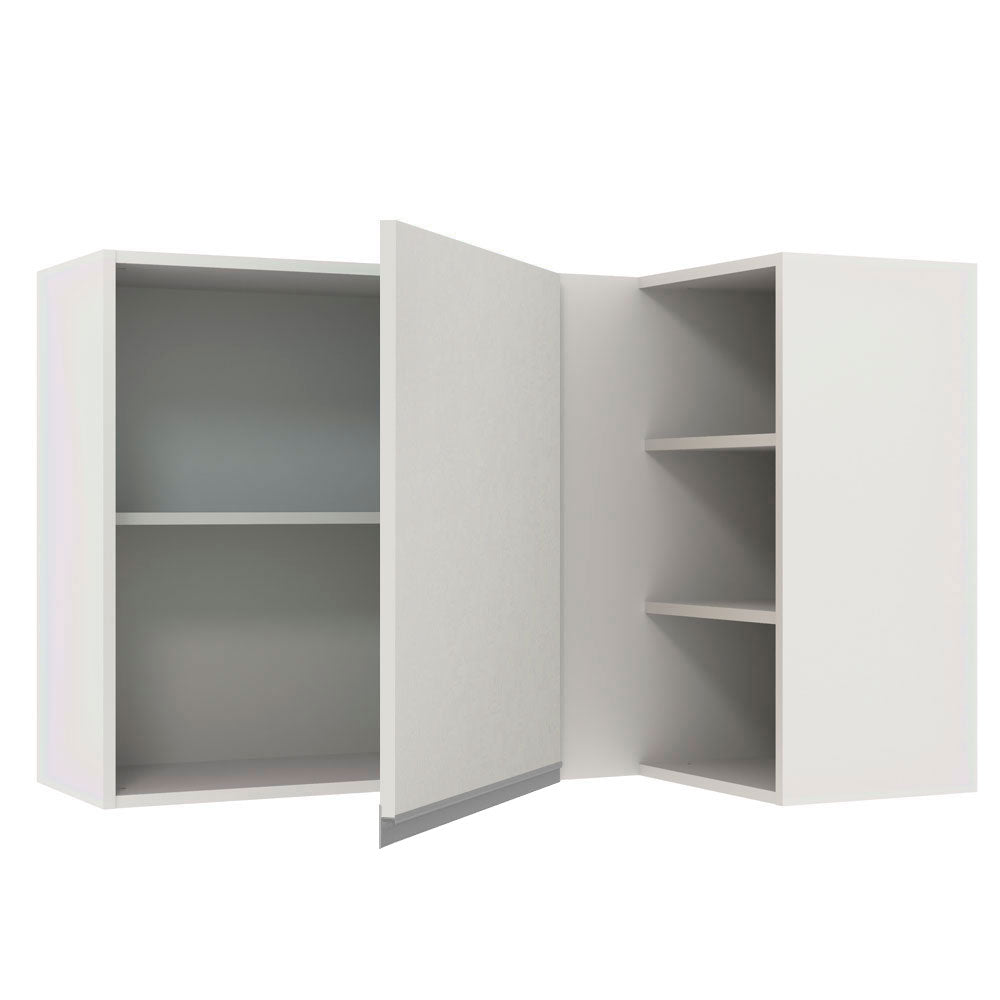 Armário Aéreo de Canto Madesa Glamy 1 Porta para linha de 60 cm de profundidade Branco