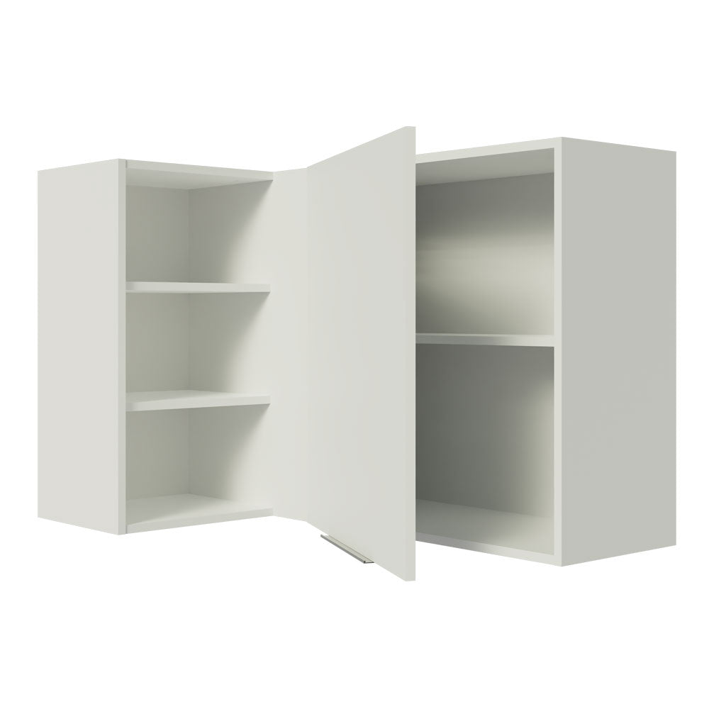 Armário Aéreo de Canto Madesa Stella 1 Porta para linha de 60 cm de profundidade Branco