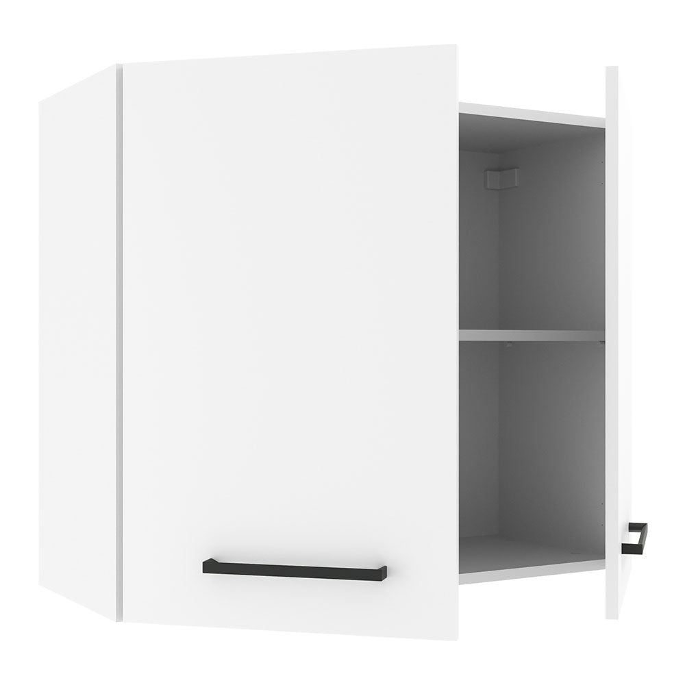 Armário Aéreo Madesa Agata 80 cm 2 Portas Branco