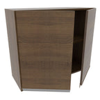 Armário Aéreo Madesa Glamy 80 cm 2 Portas Rustic