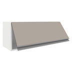 Armário Aéreo Madesa Glamy 80 cm 1 Porta Basculante Branco/Crema