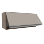 Armário Aéreo Madesa Glamy 80 cm 1 Porta Basculante Rustic/Crema