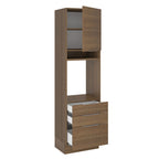 Torre Quente Madesa Stella 60 cm 1 Porta 3 Gavetas Rustic