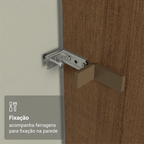 Painel Fechamento Lateral para Cozinha 225 x 60cm Rustic Madesa