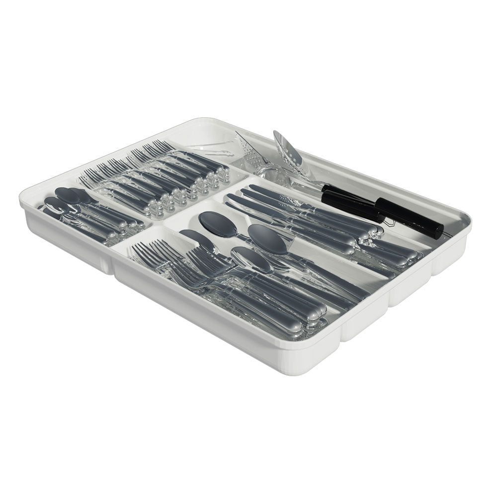 Porta-Talheres Madesa para Balcão de Cozinha Branco