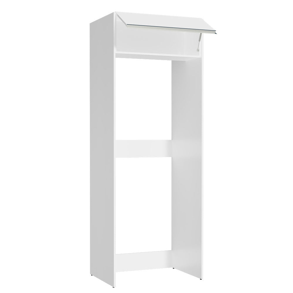 Porta-Geladeira Madesa Glamy 1 Porta Basculante Branco