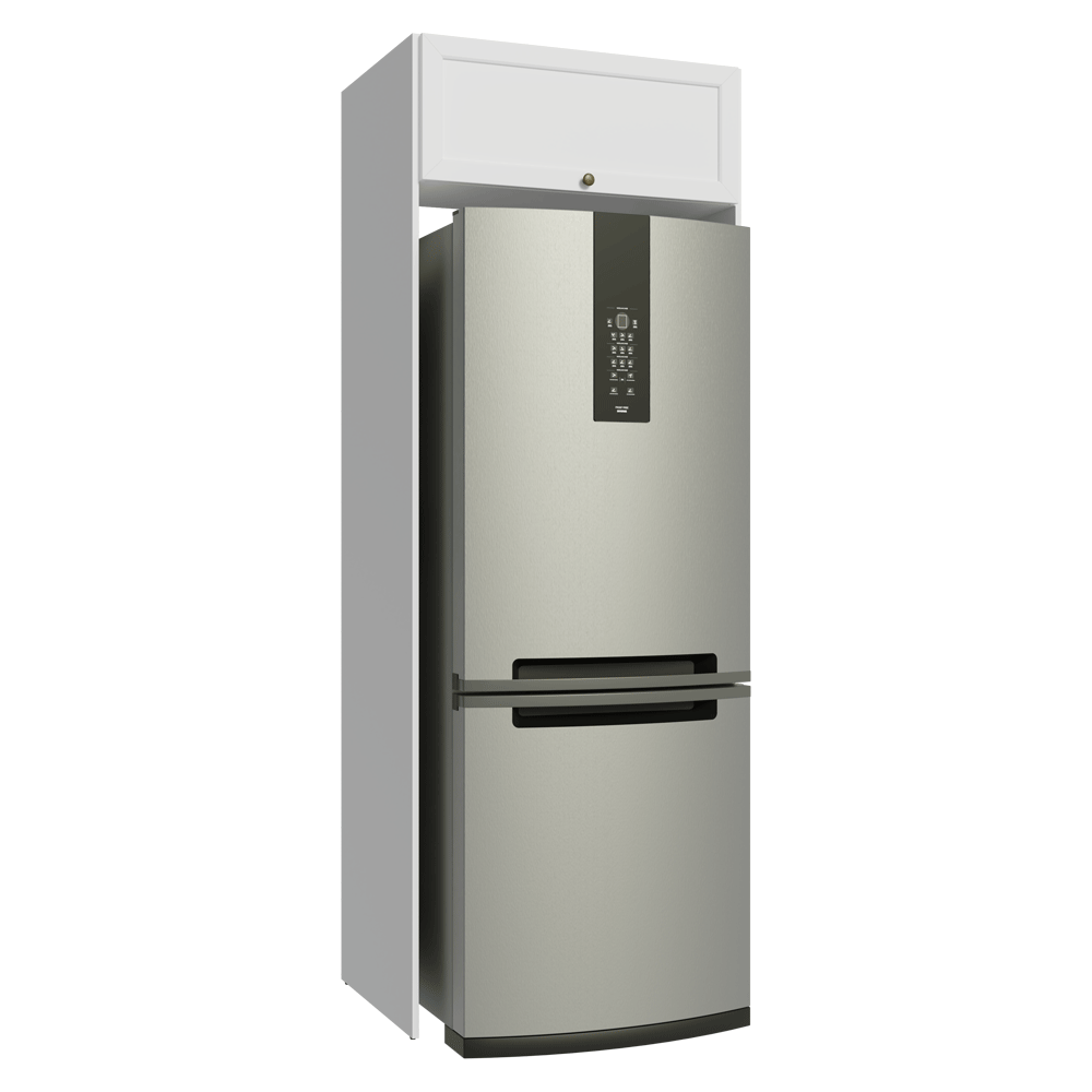 Porta-Geladeira 1 Porta Basculante Branco Vik Madesa