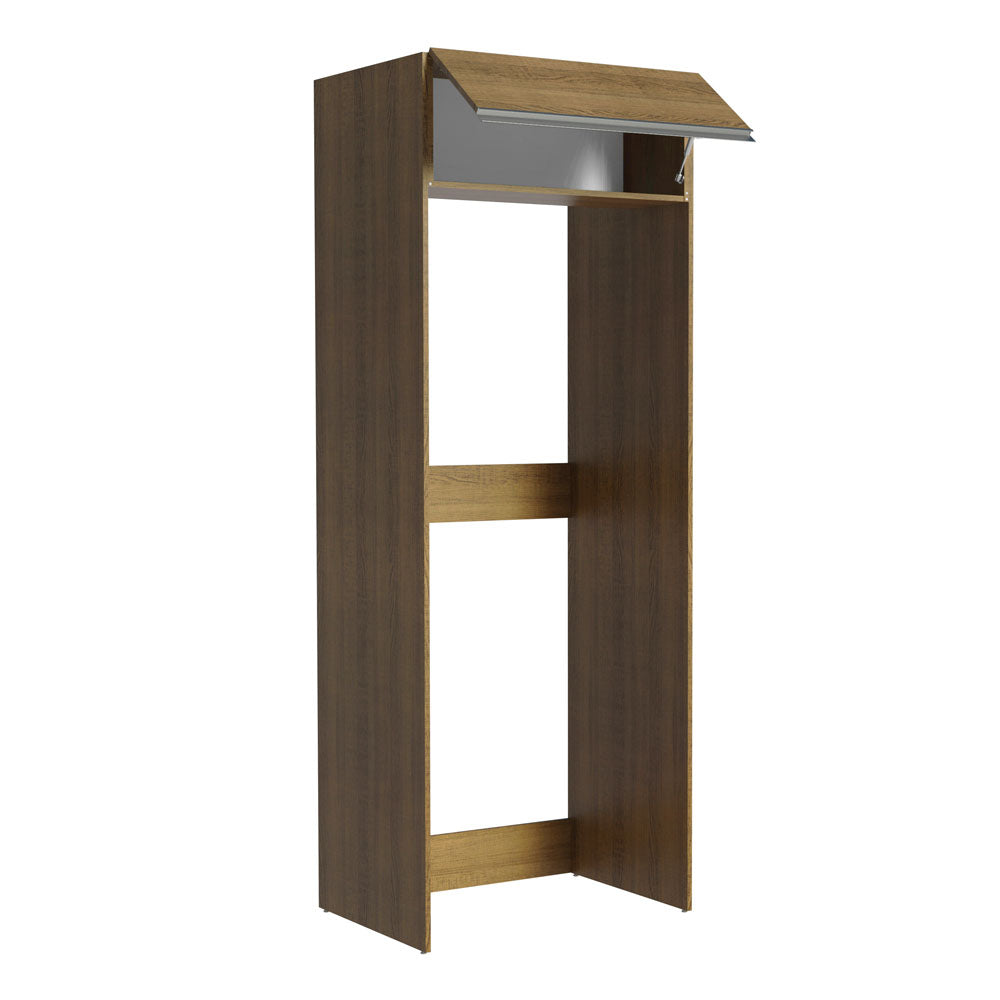 Porta-Geladeira Madesa Glamy 1 Porta Basculante Rustic