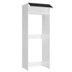 Porta-Geladeira Madesa Glamy 1 Porta Basculante Branco/Preto