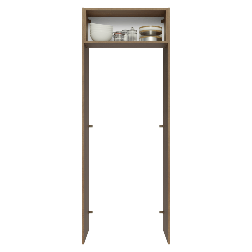 Porta-Geladeira 83 cm 1 Porta Basculante Rustic/Azul Vik Madesa