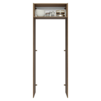 Porta-Geladeira 83 cm 1 Porta Basculante Rustic/Azul Vik Madesa