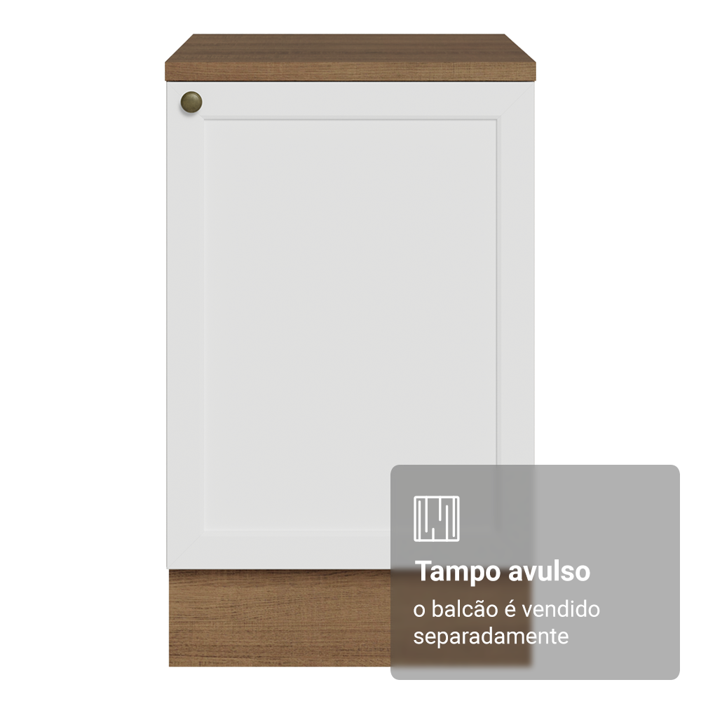 Tampo para Balcão 50x52cm para Cozinhas Agata, Glamy, Stella e Vik Rustic Madesa