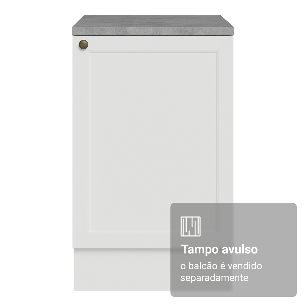 Tampo para Balcão 50x52cm para Cozinhas Agata, Glamy, Stella e Vik Mood Madesa