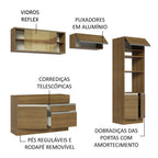 Armário de Cozinha Completa 270cm Rustic Glamy Madesa 12