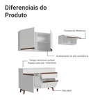 Armário de Cozinha Compacta 190cm Branco Reims Madesa 04