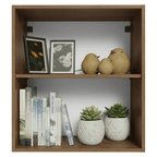 Armário Aéreo para Quarto 60 cm 2 Nichos Abertos Rustic Neo Madesa