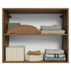 Armário Aéreo para Quarto 80 cm 2 Portas Rustic Neo Madesa