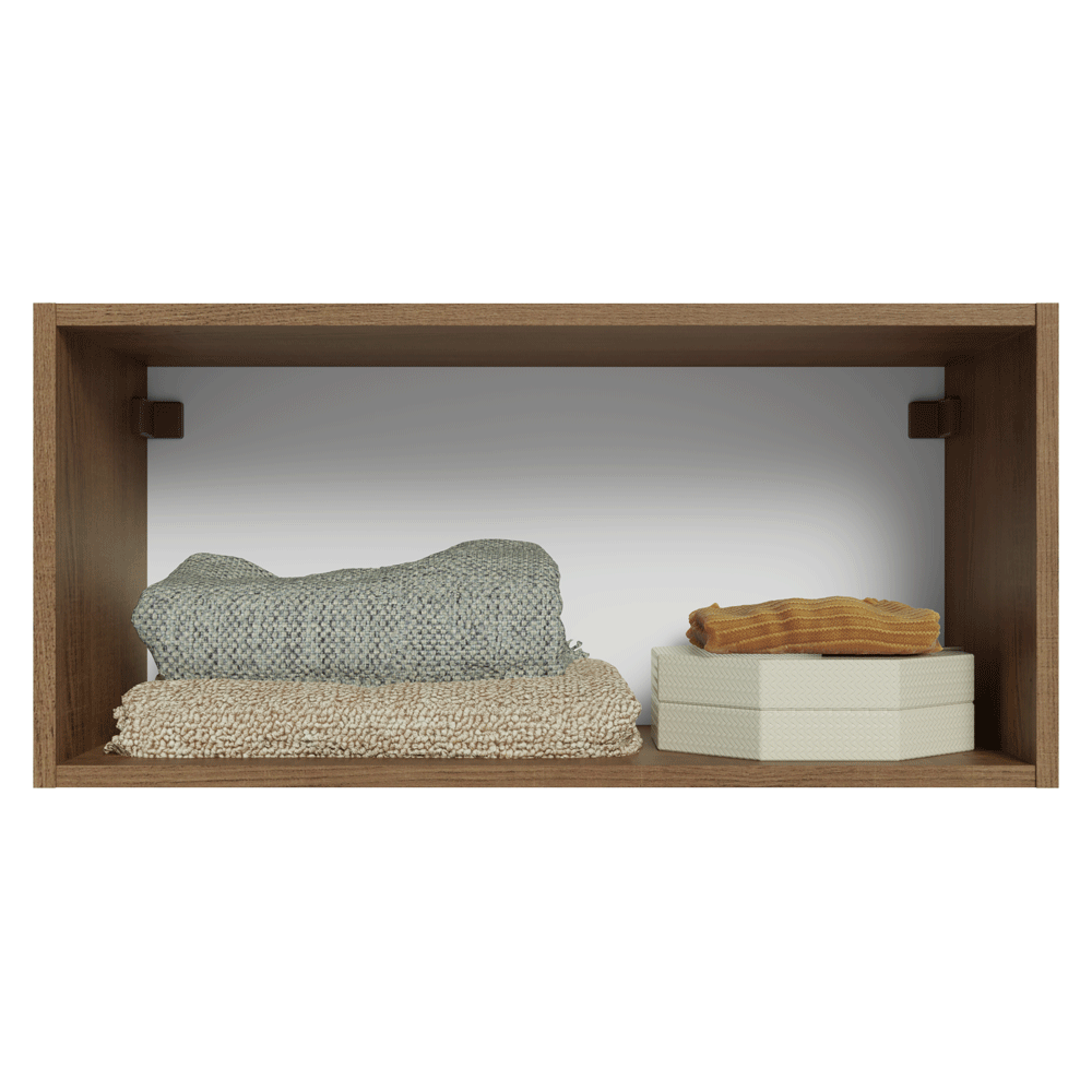 Armário Aéreo para Quarto 70 cm 1 Porta Basculante Rustic Neo Madesa