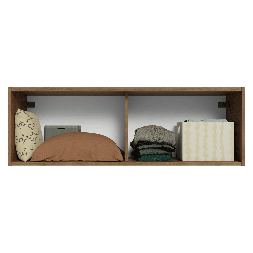Armário Aéreo para Quarto 100 cm 1 Porta Basculante Rustic Neo Madesa