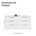 Conjunto Quarto Infantil com Guarda Roupa 2 Portas e Cômoda Madesa