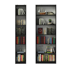 Kit Madesa Estante Livreiro 6908 + Estante Livreiro 6906 Preto