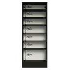 Armário Multiuso 60 cm 1 porta Preto Madesa