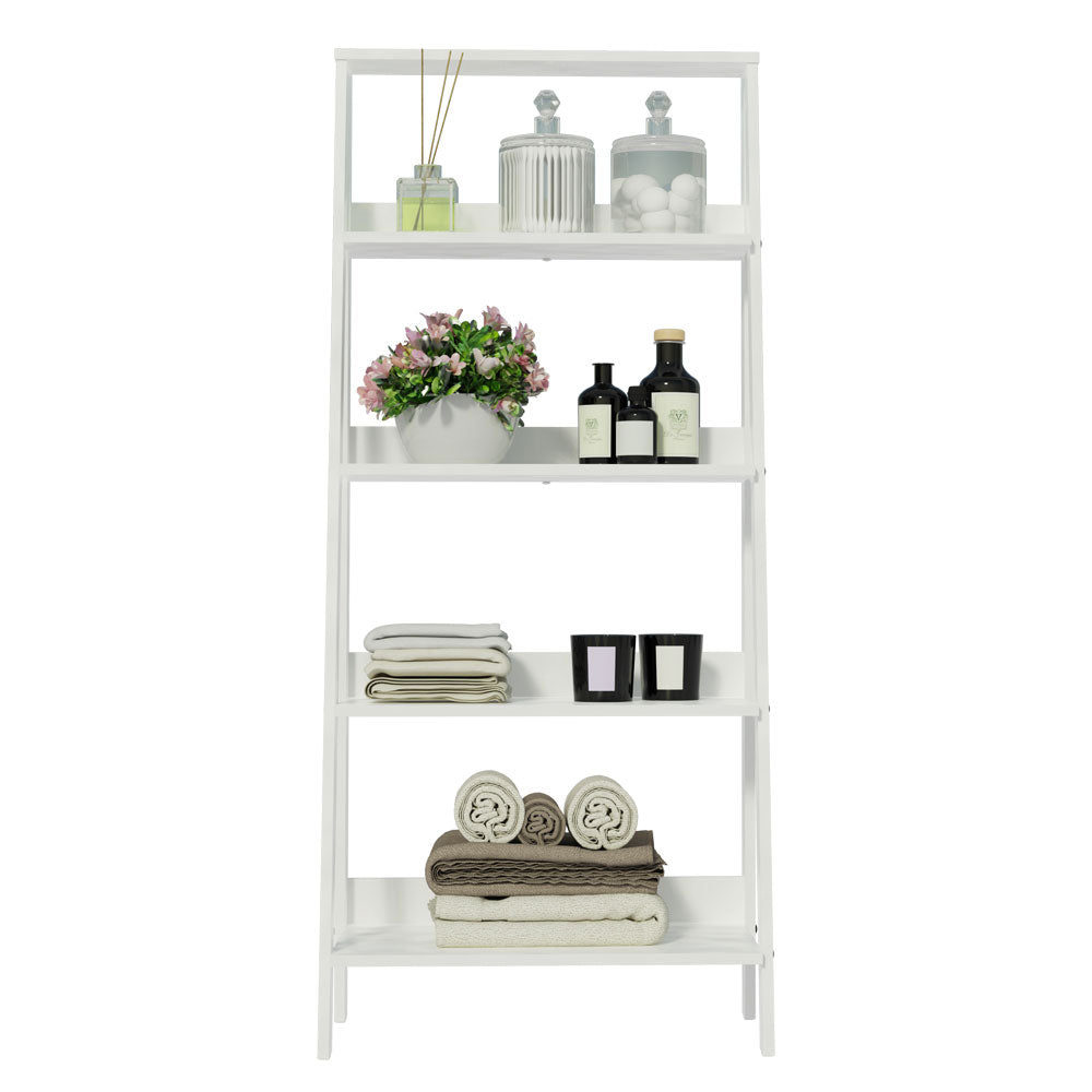Estante Organizadora Multiuso para Banheiro com 4 Prateleiras Madesa Branco